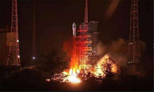 北斗导航卫星发射现场图